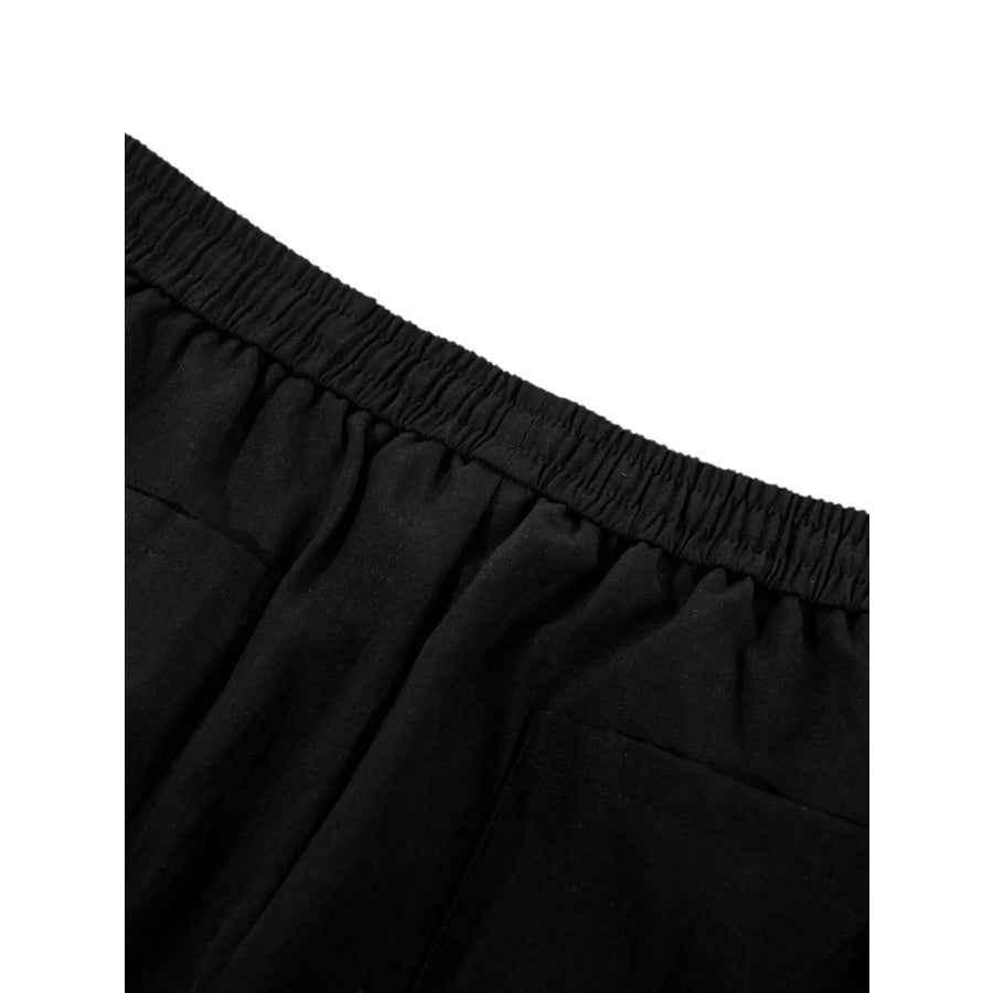 Men’s Wide-Leg Drawstring Pants Apparel and Accessories