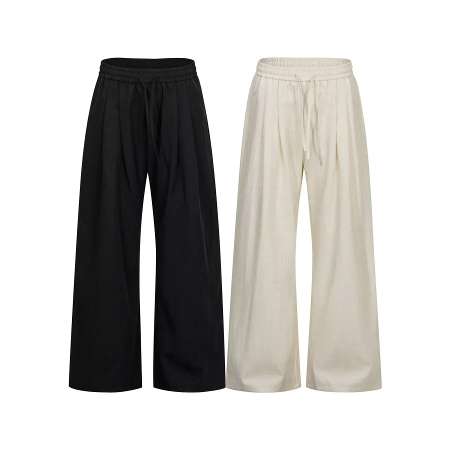 Men’s Wide-Leg Drawstring Pants Apparel and Accessories