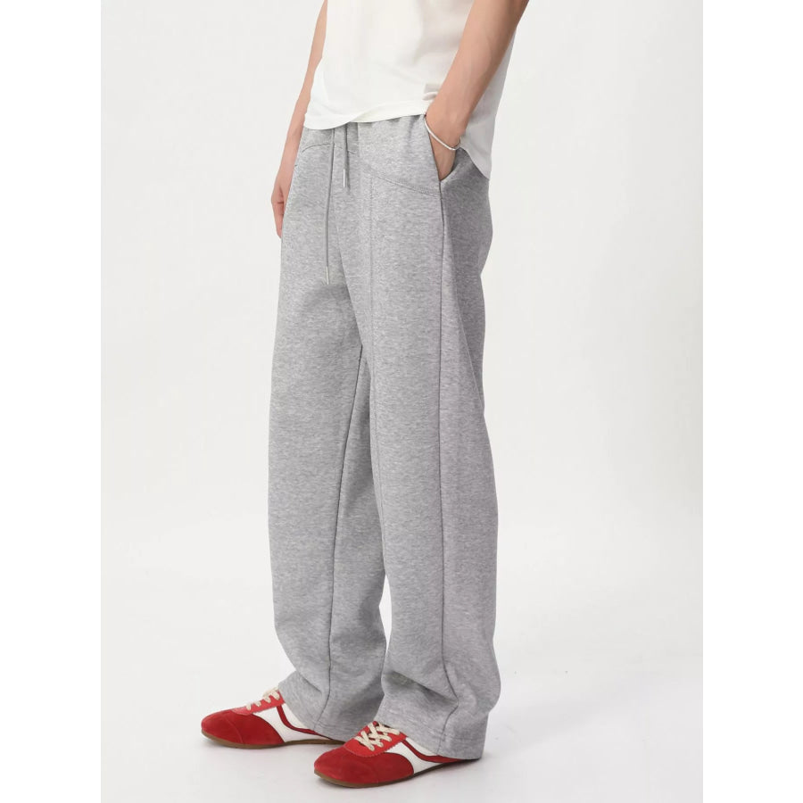 Men’s Wide Leg Drawstring Pants