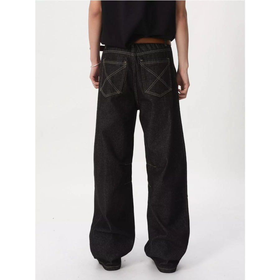 Men’s Wide-Leg Jeans Apparel and Accessories