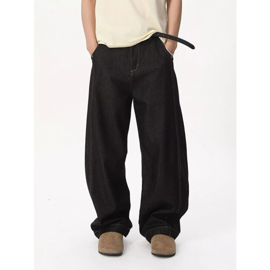 Men’s Wide-Leg Jeans Apparel and Accessories