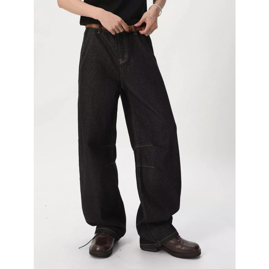 Men’s Wide-Leg Jeans Apparel and Accessories
