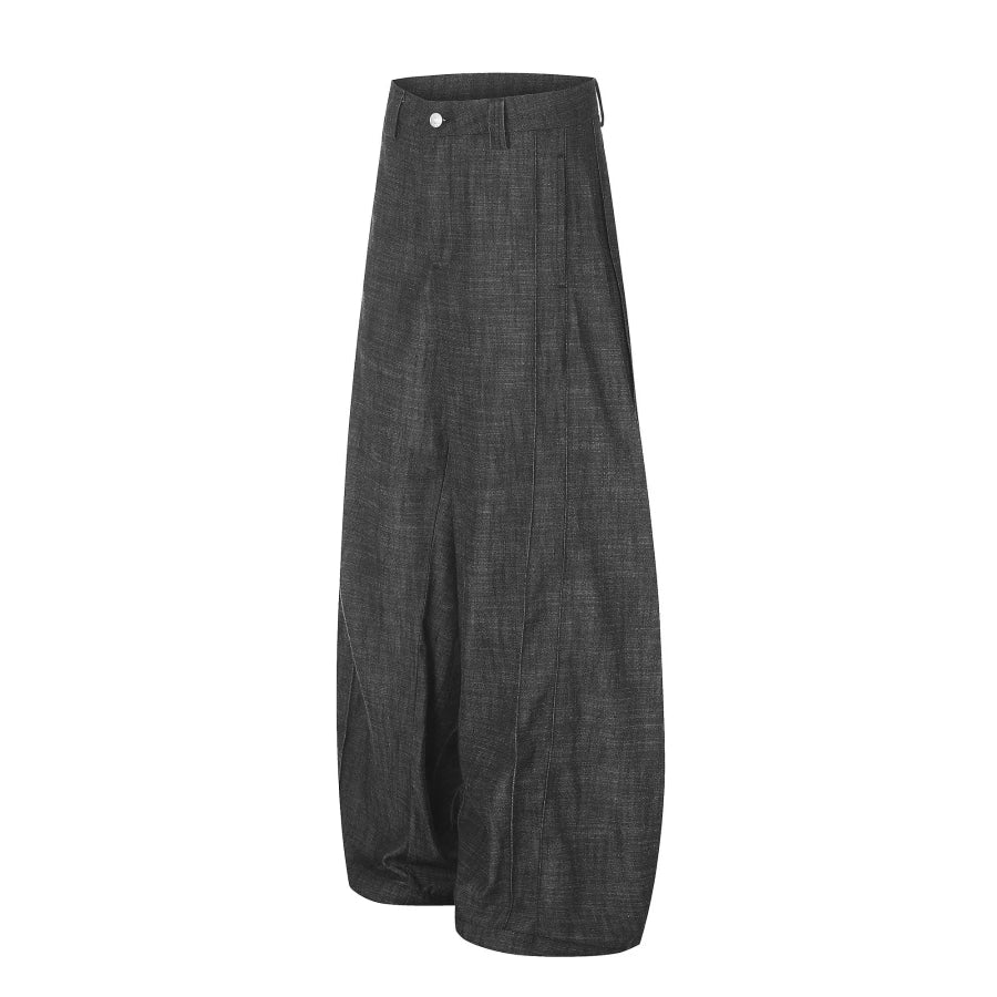 Men’s Wide Leg Jeans Black / S Apparel and Accessories
