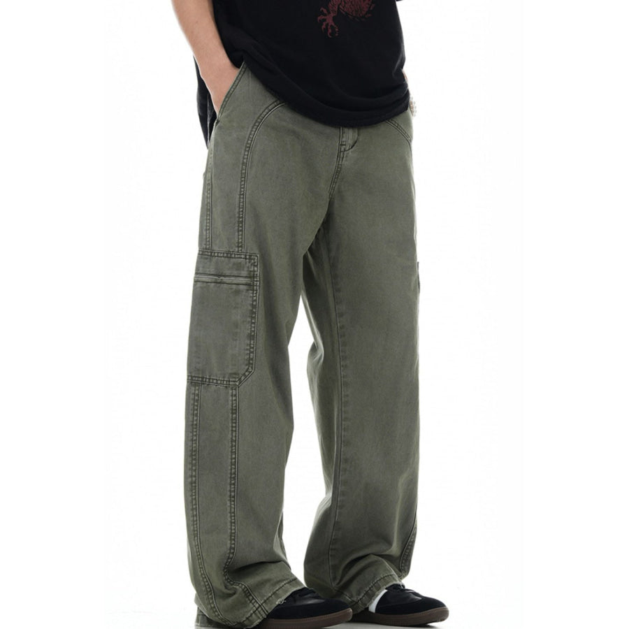 Men’s Wide Leg Pants Apparel and Accessories