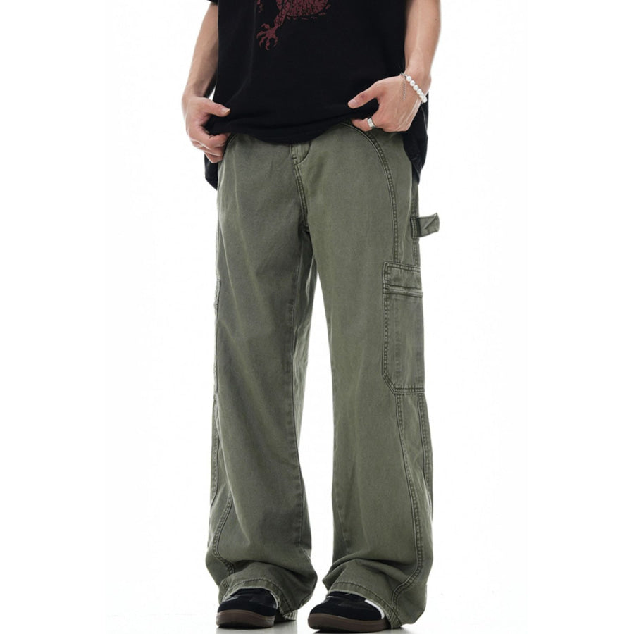 Men’s Wide Leg Pants Apparel and Accessories