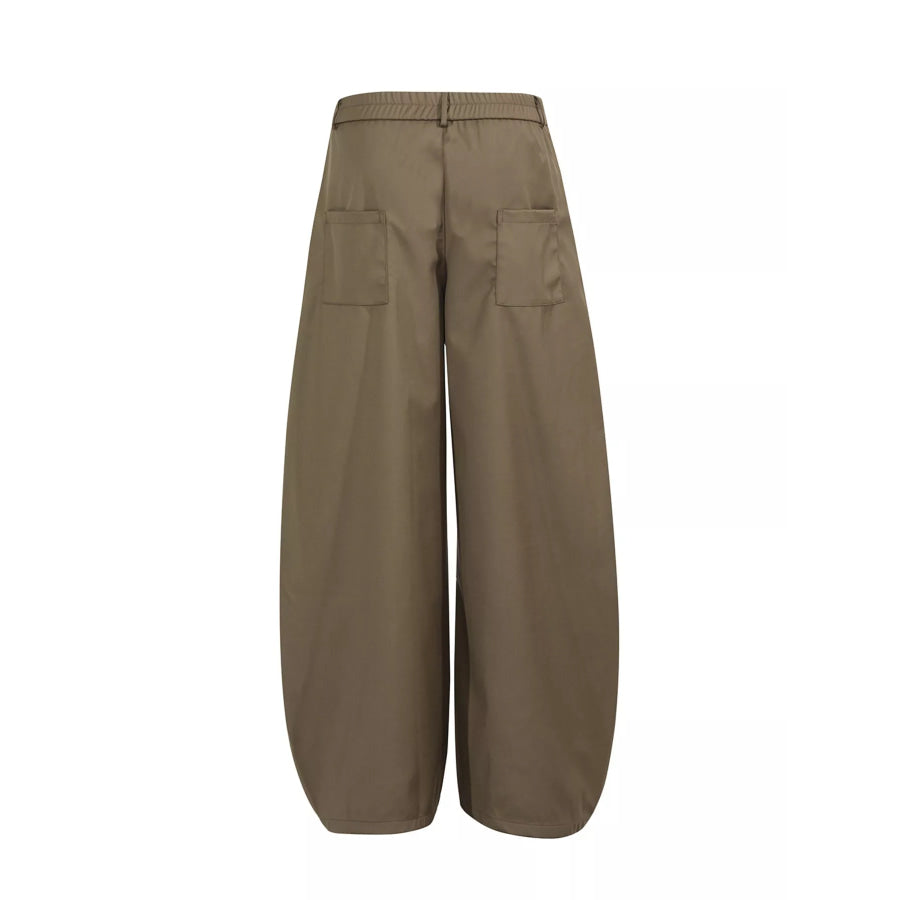 Men’s Wide Leg Pants with Pleated Front Apparel and Accessories