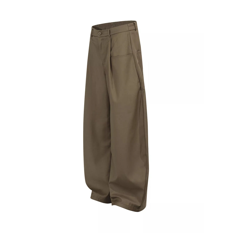 Men’s Wide Leg Pants with Pleated Front Apparel and Accessories