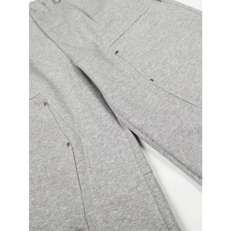 Men’s Wide Leg Pants with Pockets Apparel and Accessories