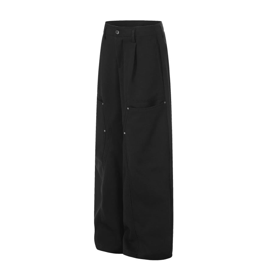 Men’s Wide Leg Pants with Pockets Apparel and Accessories