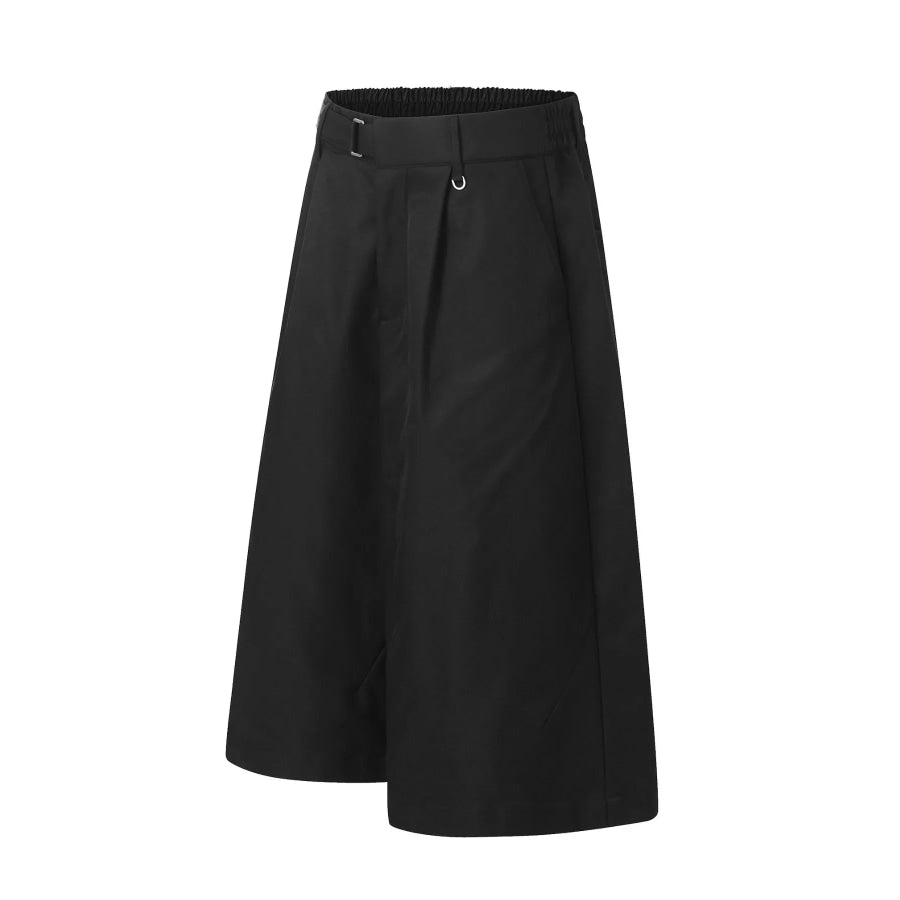 Men’s Wide Leg Pleated Capris Apparel and Accessories