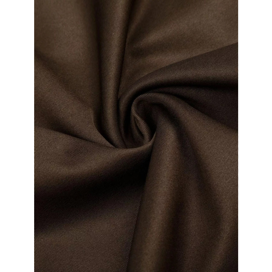 Men’s Wide Leg Pleated Capris Apparel and Accessories