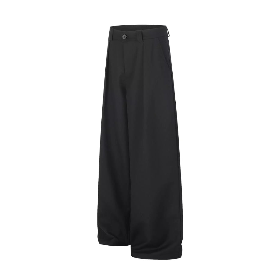 Men’s Wide Leg Pleated Casual Pants Apparel and Accessories