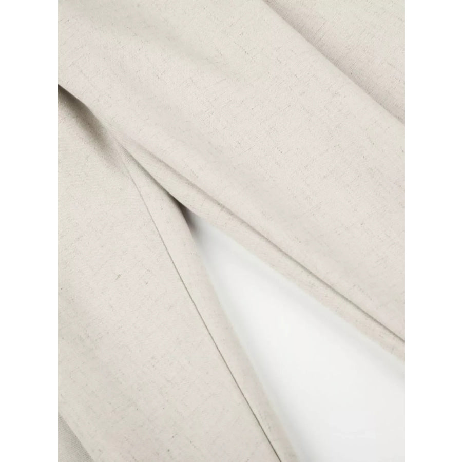 Men’s Wide-Leg Pleated Casual Pants Apparel and Accessories