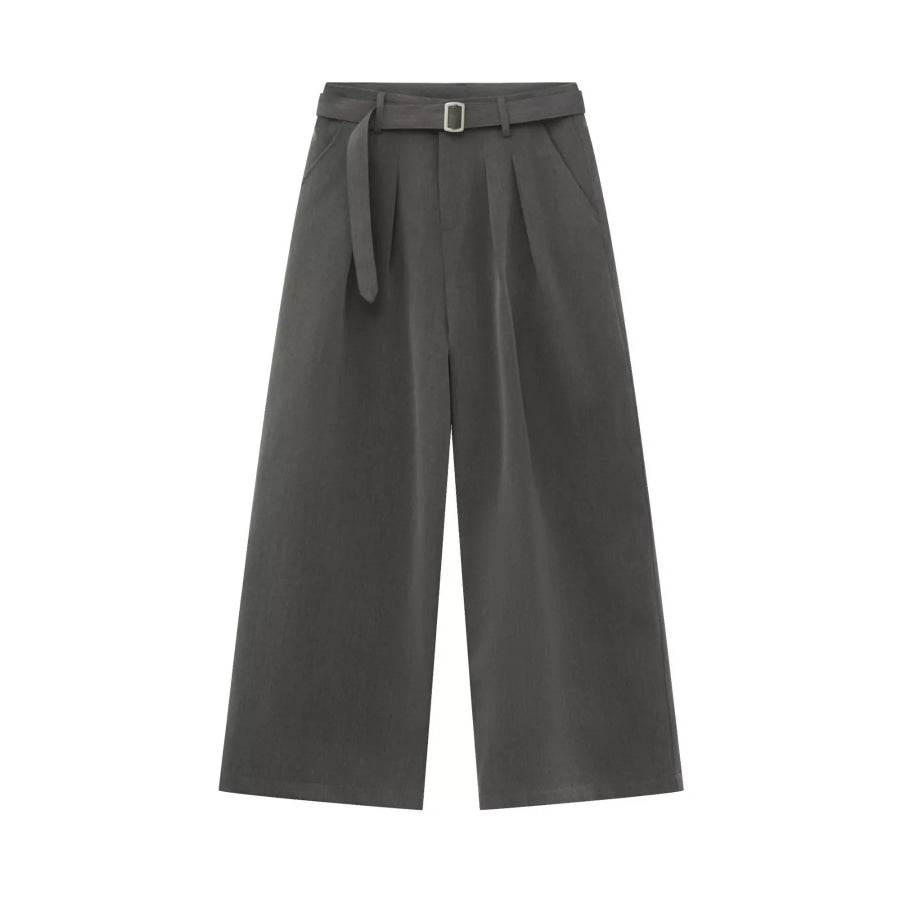 Men’s Wide Leg Pleated Pants Apparel and Accessories