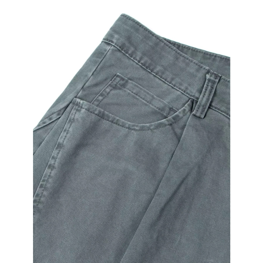 Men’s Wide Leg Pleated Pants Apparel and Accessories