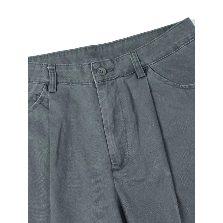 Men’s Wide Leg Pleated Pants Apparel and Accessories