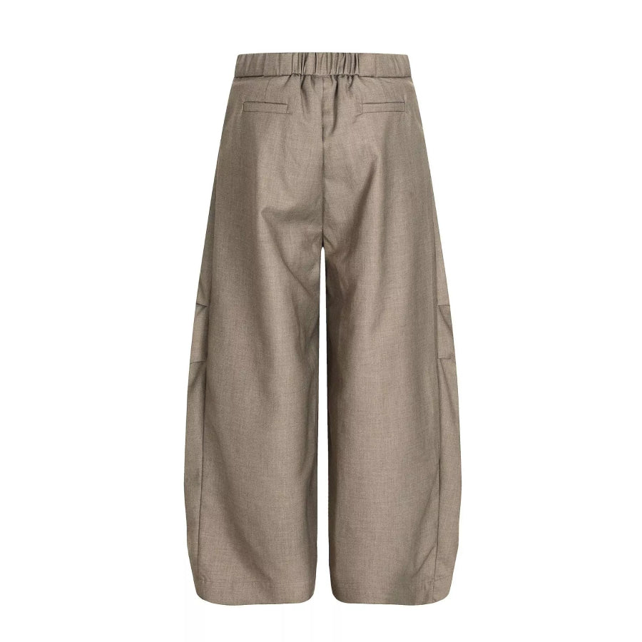 Men’s Wide Leg Pleated Pants Apparel and Accessories