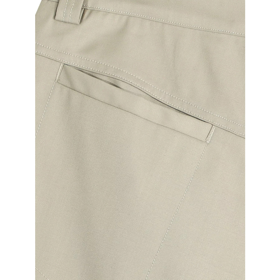 Men’s Wide-Leg Shorts with Decorative Drawstring