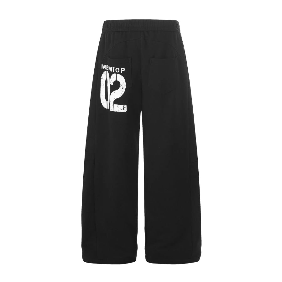 Men’s Wide-Leg Streetwear Sweatpants Apparel and Accessories