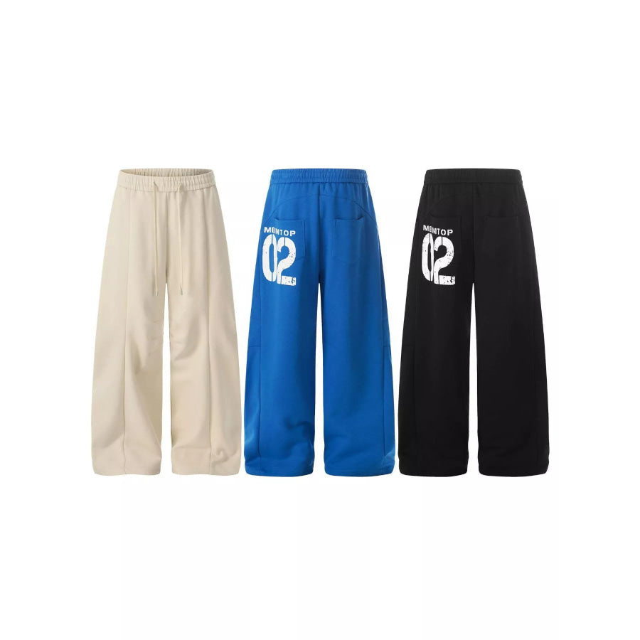 Men’s Wide-Leg Streetwear Sweatpants Apparel and Accessories