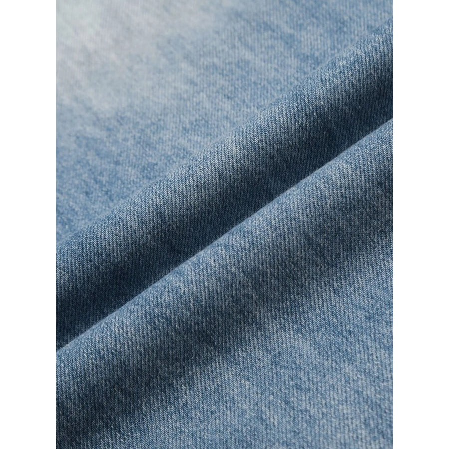 Men’s Wide Leg Wash Jeans Apparel and Accessories