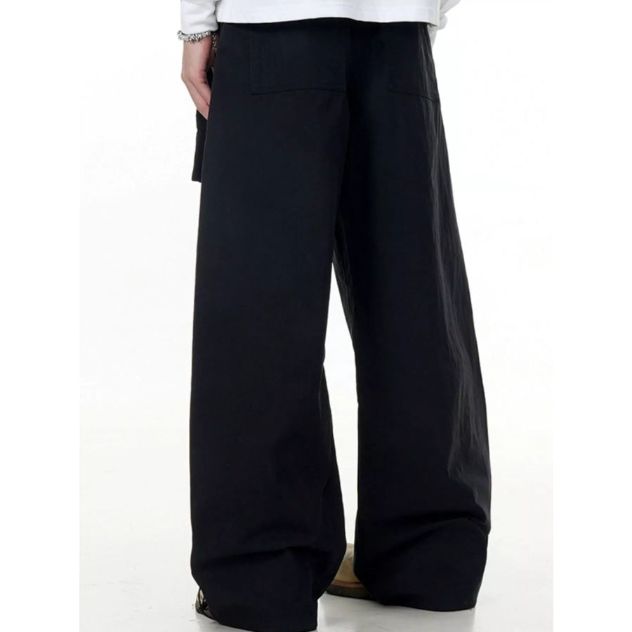 Men’s Wide-Legged Casual Pants Apparel and Accessories