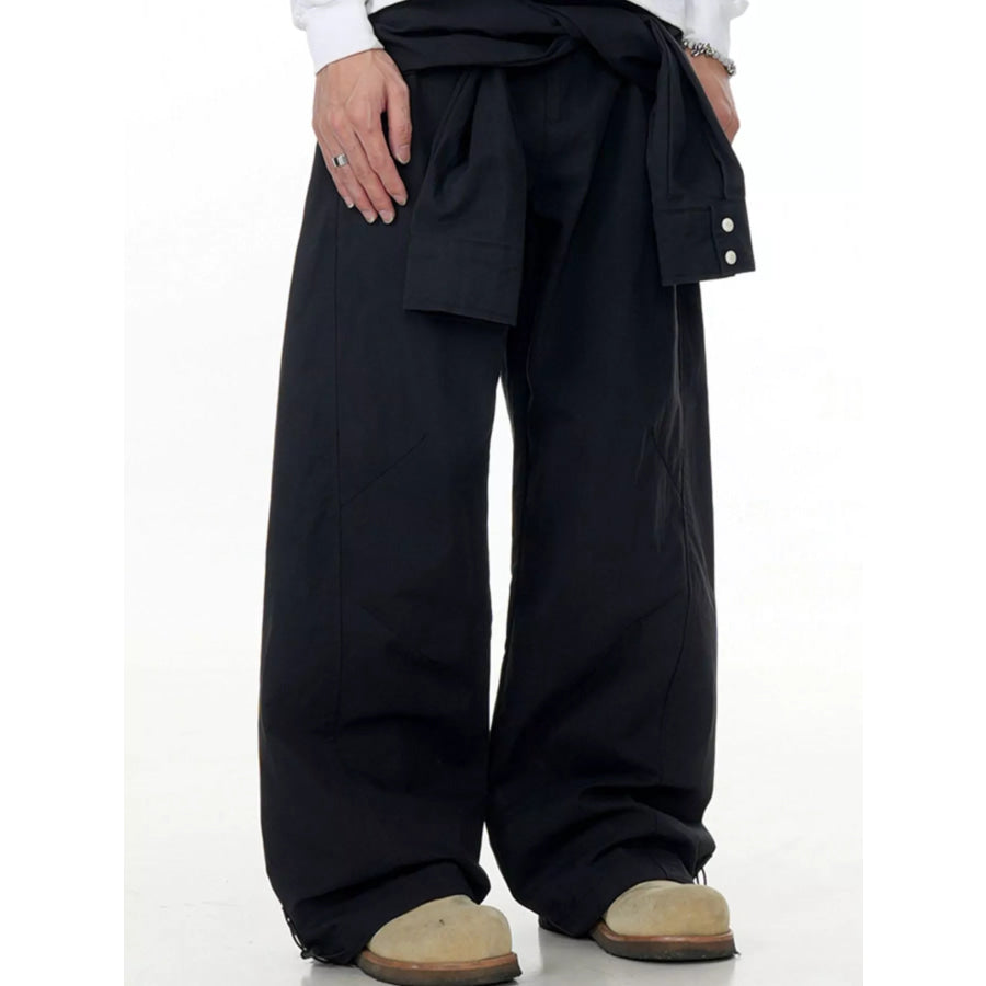 Men’s Wide-Legged Casual Pants Apparel and Accessories