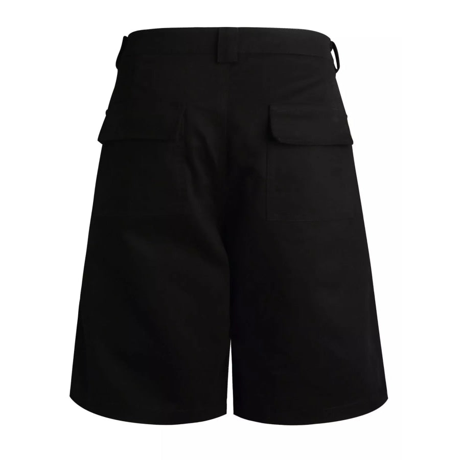 Men’s Zipper Detail Wide Leg Capris Apparel and Accessories
