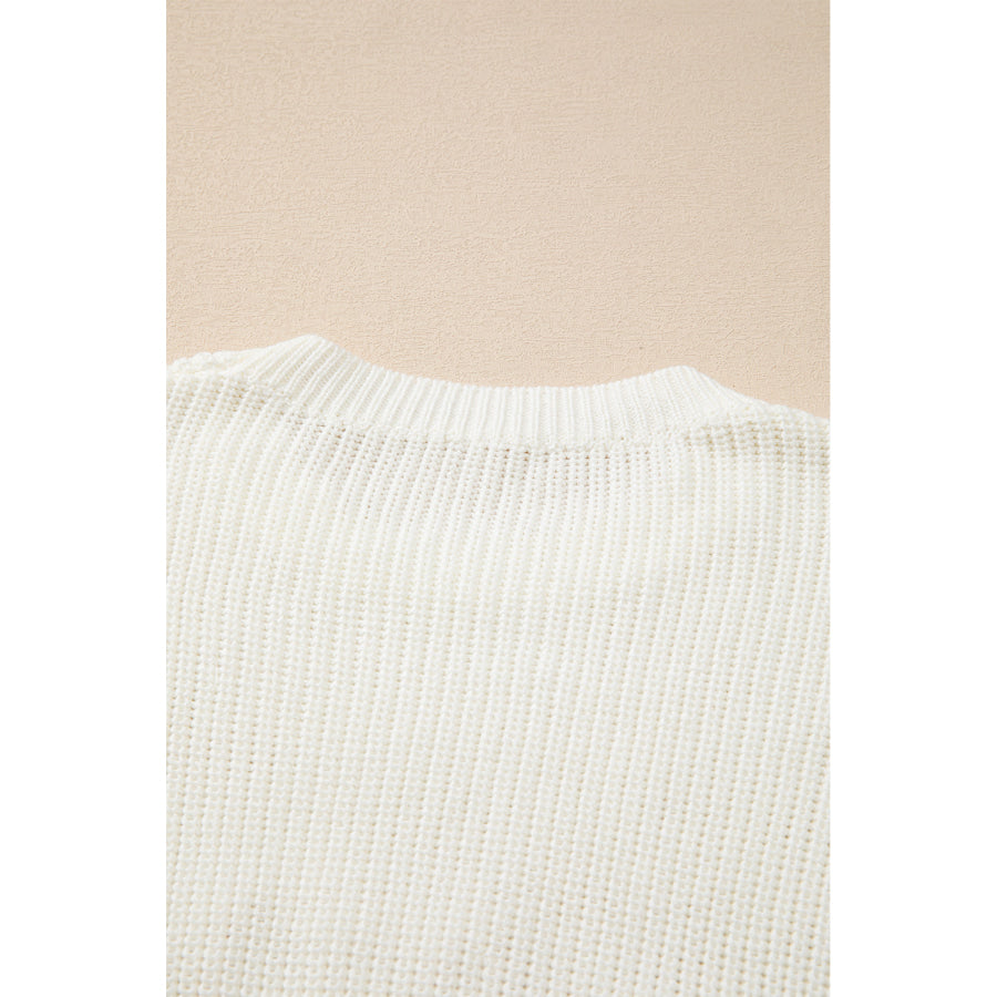 MERRY &amp; BRIGHT Round Neck Sweater Apparel and Accessories