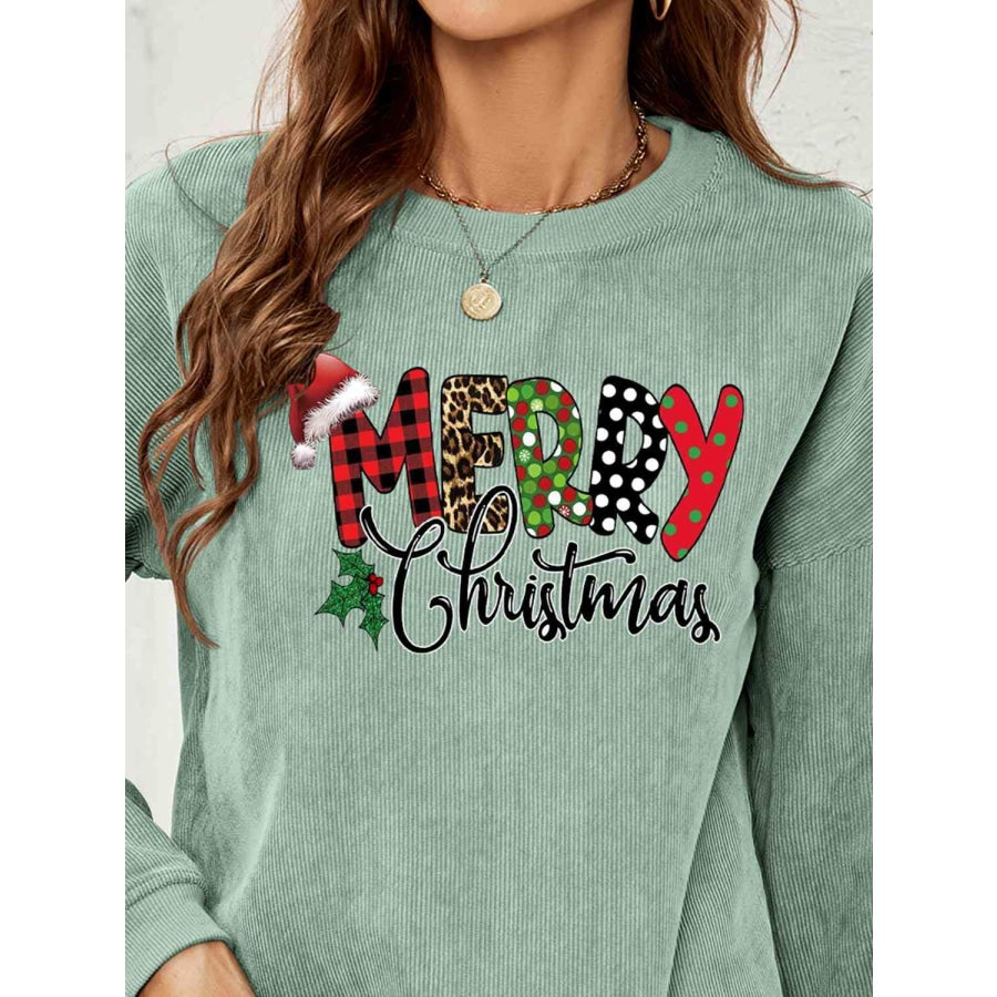 MERRY CHRISTMAS Graphic Sweatshirt