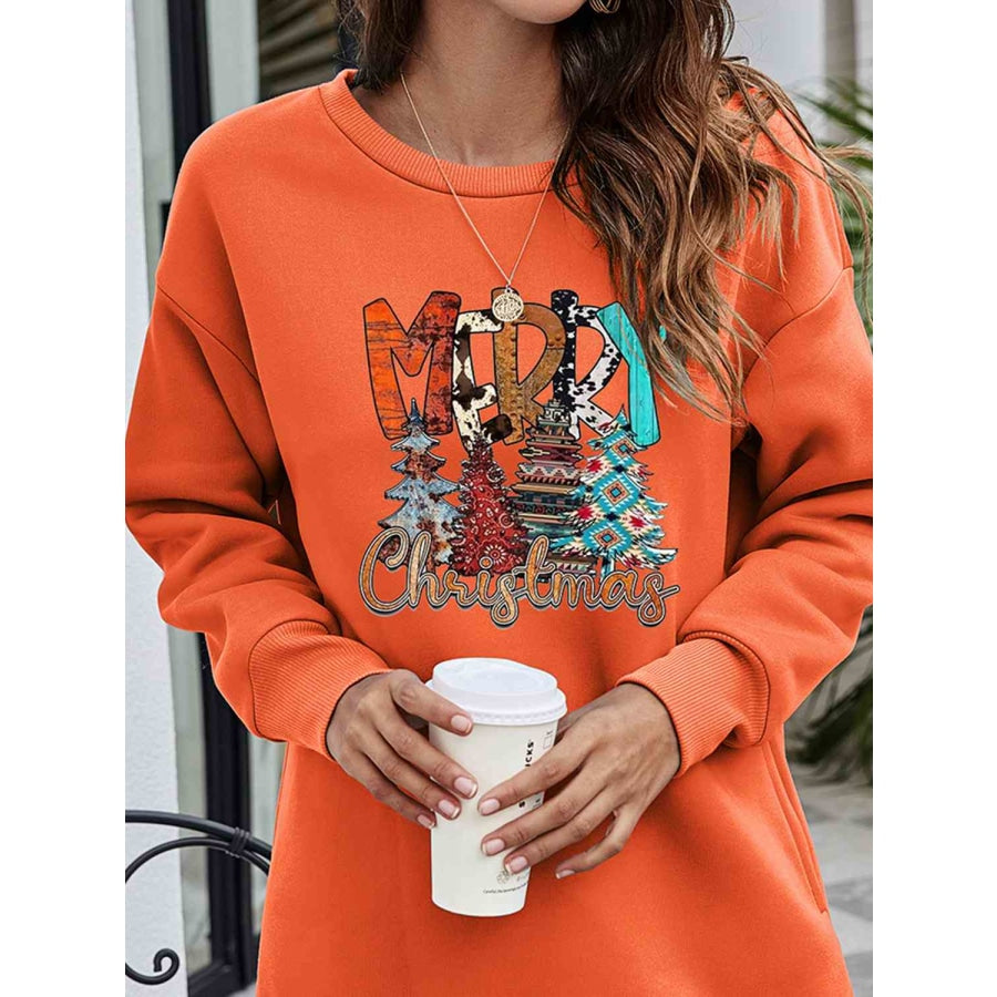 MERRY CHRISTMAS Graphic Sweatshirt