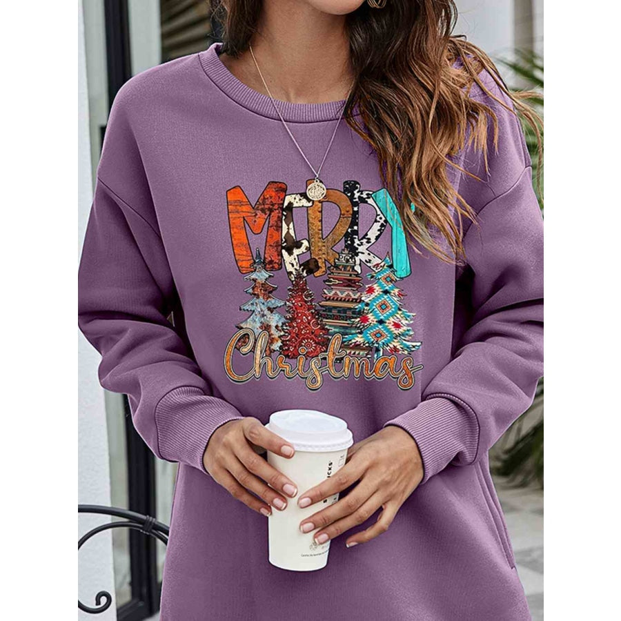 MERRY CHRISTMAS Graphic Sweatshirt