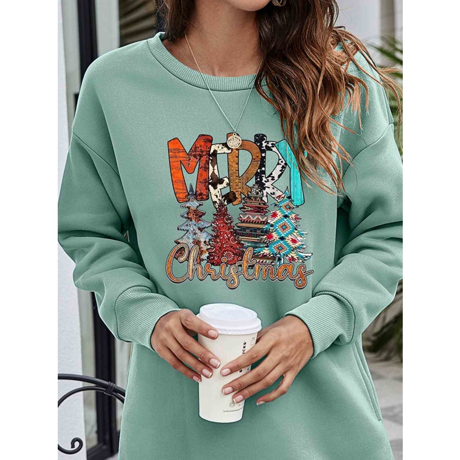 MERRY CHRISTMAS Graphic Sweatshirt