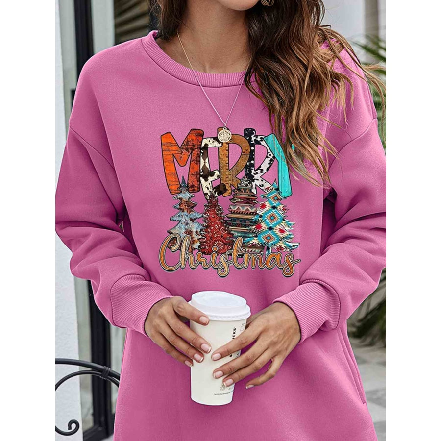 MERRY CHRISTMAS Graphic Sweatshirt