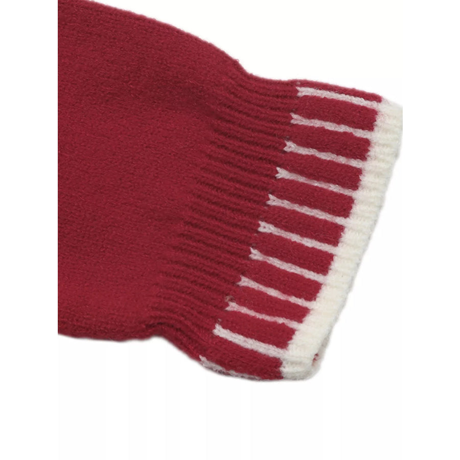 Merry Letter Crew Neck Sweater Apparel and Accessories