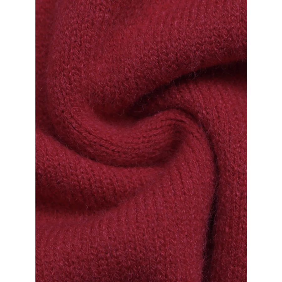 Merry Letter Crew Neck Sweater Apparel and Accessories