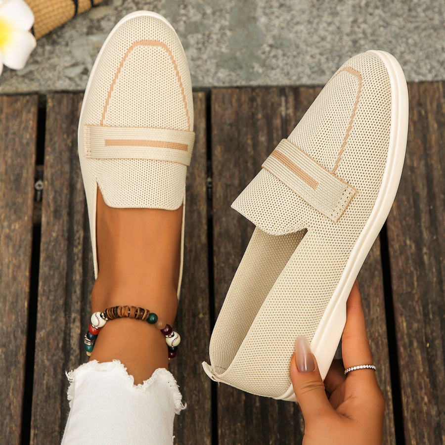 Mesh Breathable Round Toe Slip-Ons Apparel and Accessories