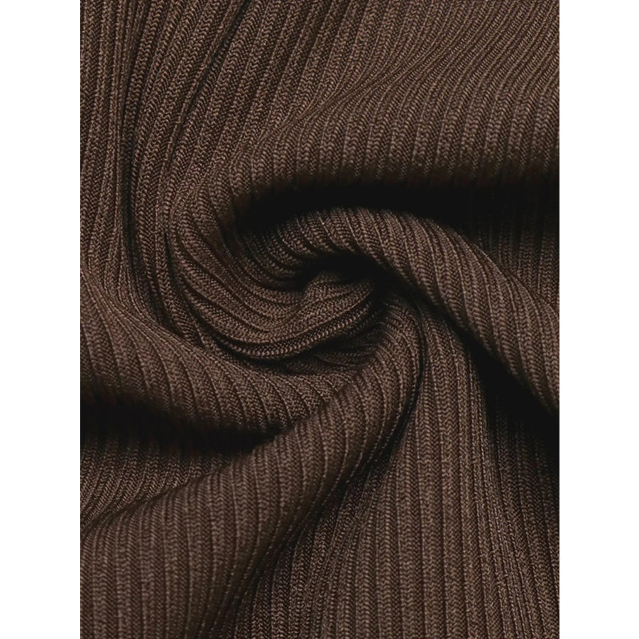 Metal Buckle Detail Surplice T-Shirt Apparel and Accessories