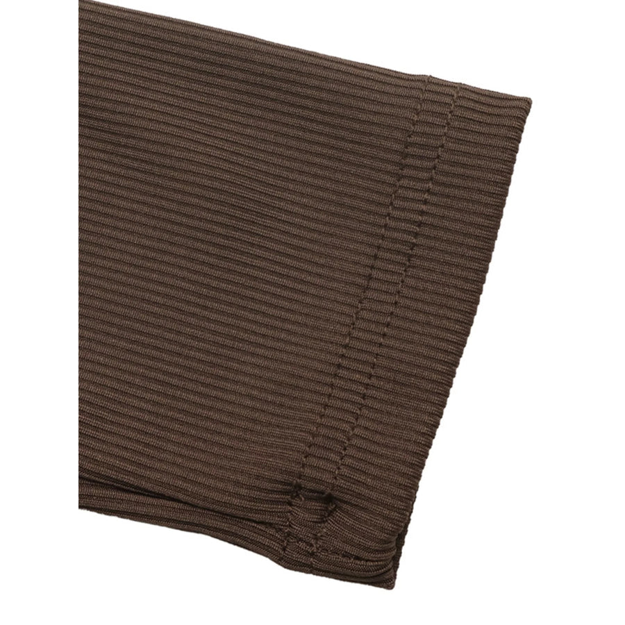 Metal Buckle Detail Surplice T-Shirt Apparel and Accessories