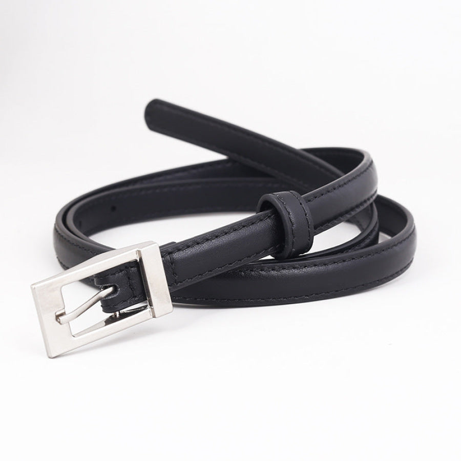 Metal Buckle Leather Belt Apparel and Accessories