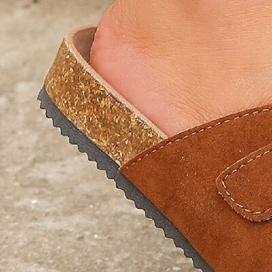 Metal Buckle Open Toe Sandals Apparel and Accessories