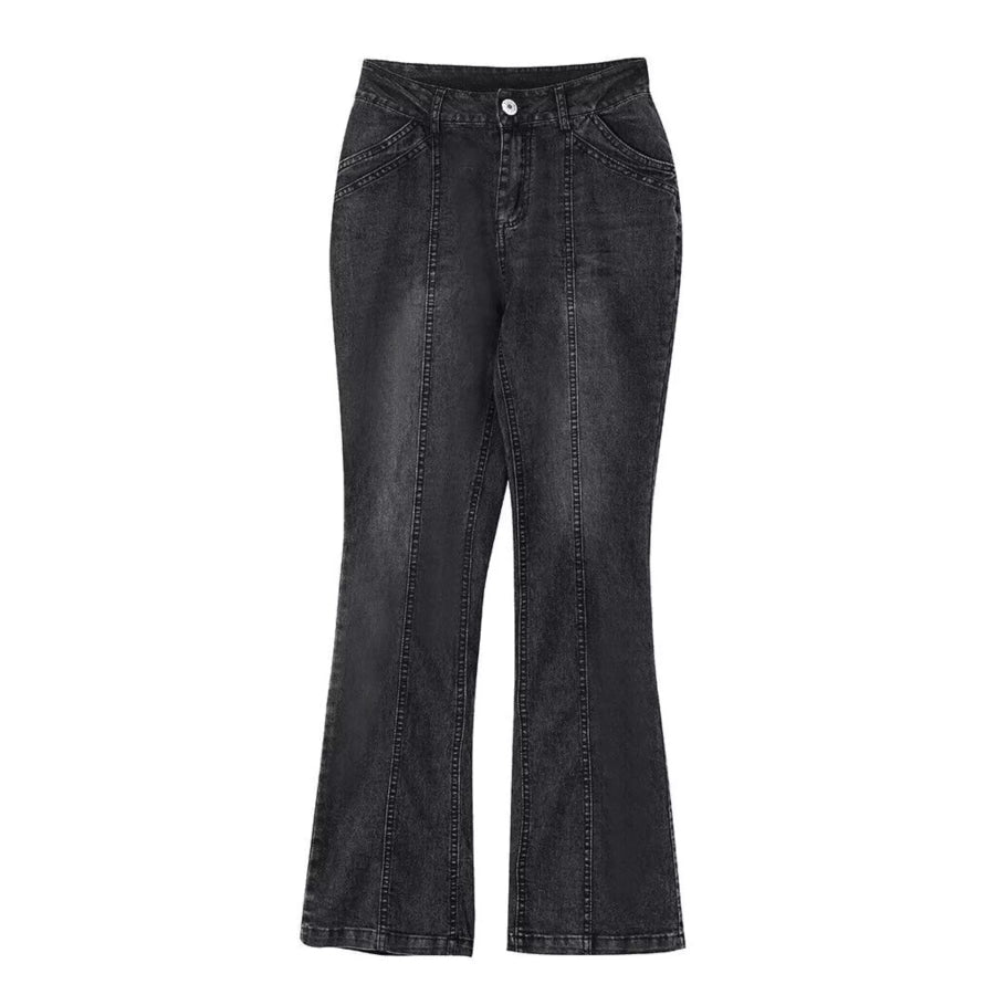 Mid-Rise Bootcut Jeans Apparel and Accessories