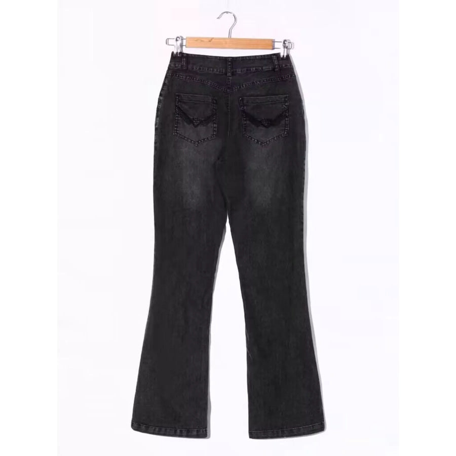 Mid-Rise Bootcut Jeans Apparel and Accessories