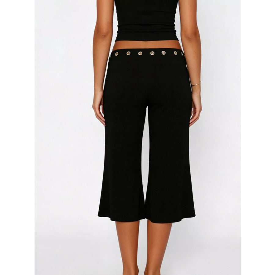 Mid Rise Capris Pants Apparel and Accessories