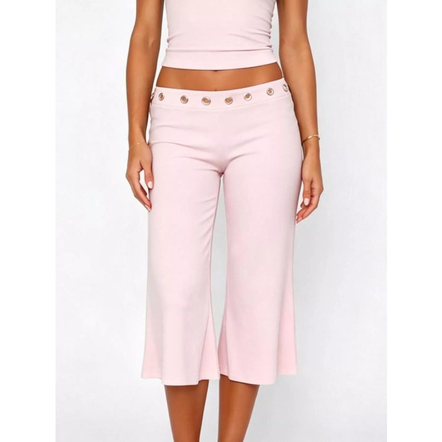 Mid Rise Capris Pants Apparel and Accessories