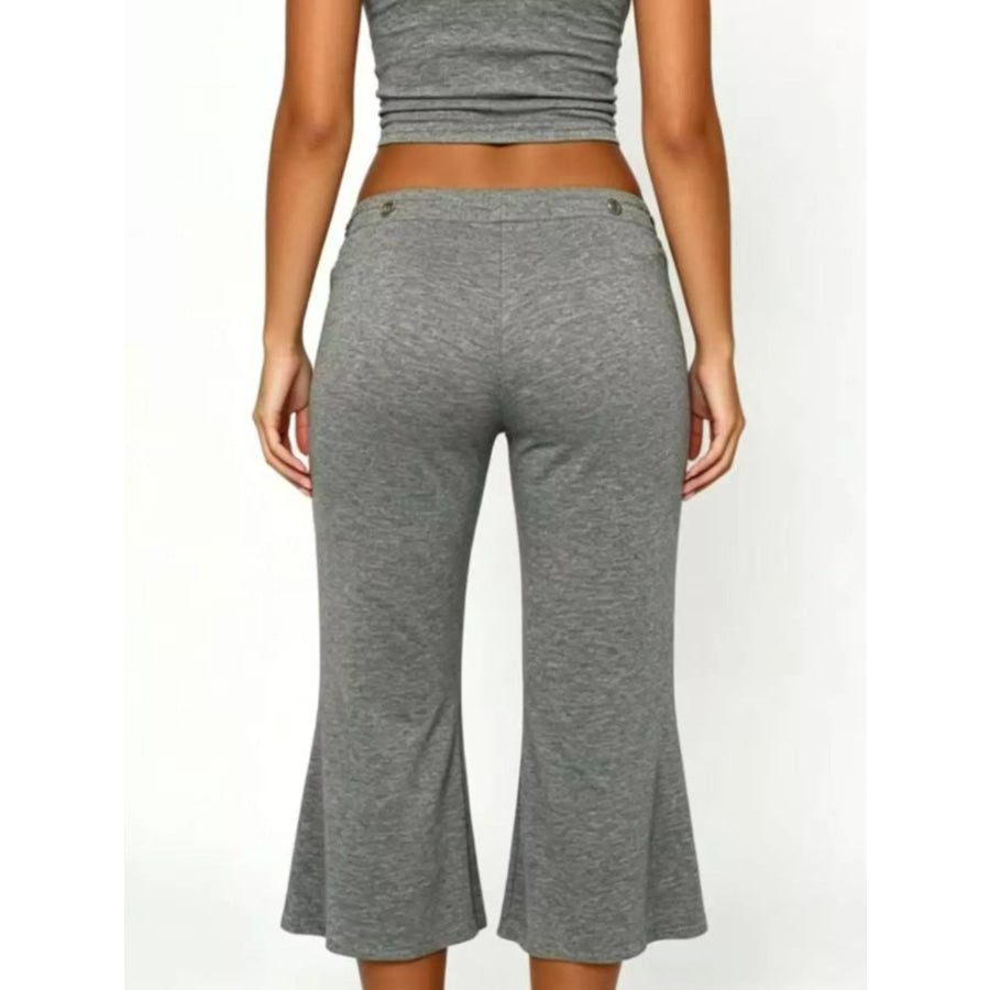 Mid Rise Capris Pants Apparel and Accessories