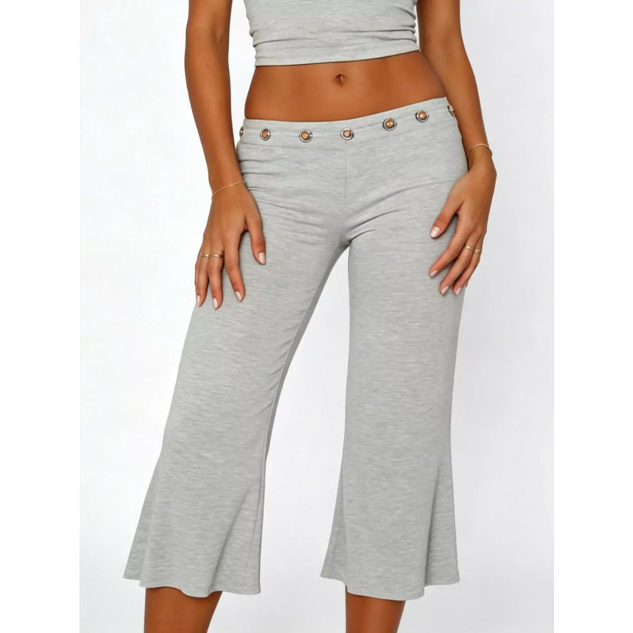 Mid Rise Capris Pants Apparel and Accessories