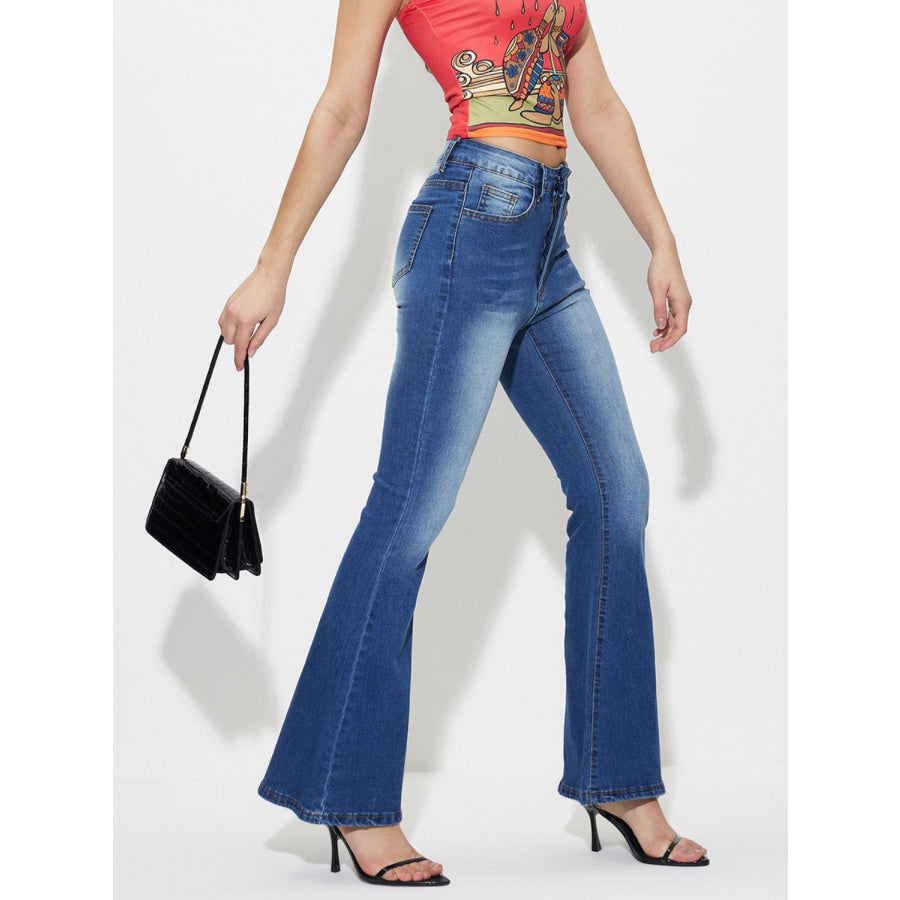 Mid-Rise Waist Bootcut Jeans Medium / XS Apparel and Accessories