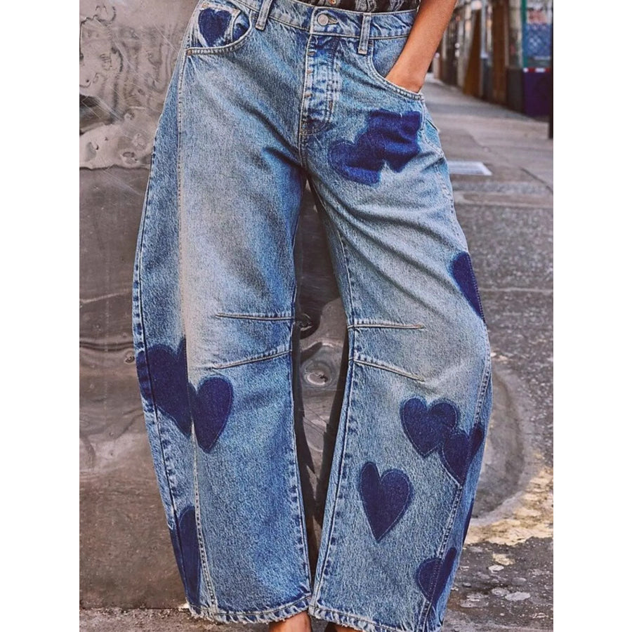 Mid Rise Wide-Leg Jeans Medium / S Apparel and Accessories