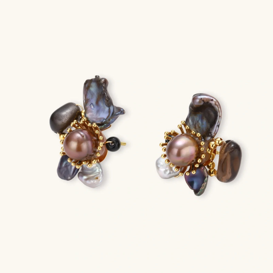 Midnight Bloom Earrings by Sandee Rain Boutique Earrings
